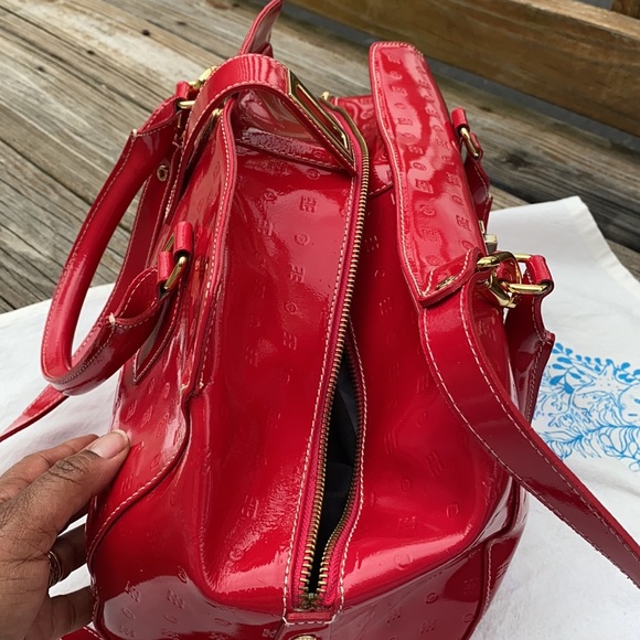 Arcadia patent leather satchel - Picture 11 of 12
